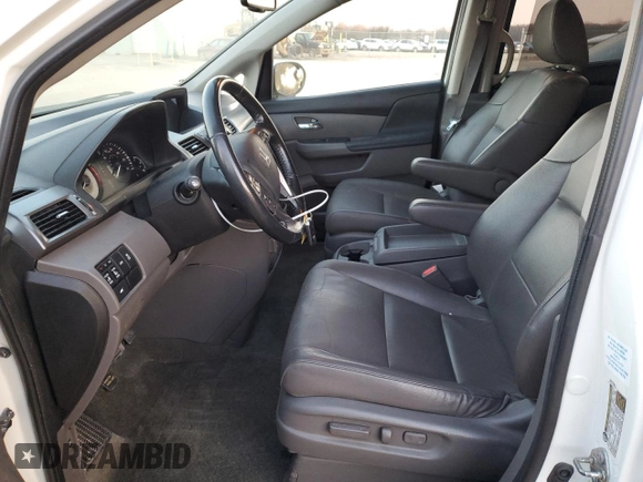 2015 Honda Odyssey EX-L with VIN 5FNRL5H61FB059038, listed as a Copart auction lot 89346485 with 82,963 mi miles and Salvage Title. Bid and sale history available at DreamBid. Image 7.