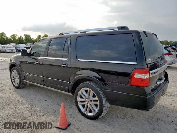 2017 Ford Expedition Max Platinum z VIN 1FMJK1LTXHEA41403, wystawiony jako Copart lot #65591195 z przebiegiem 209 842 mil mil oraz Szkoda całkowita • Salvage title. Historia ofert i sprzedaży dostępna na DreamBid. Obrazek 2.