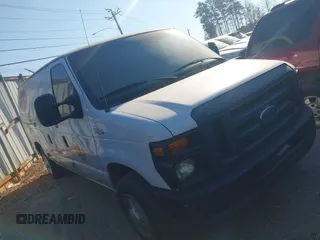 2012 Ford Econoline Cargo Commercial with VIN 1FTNE1EW3CDA86220, listed as a IAAI auction lot 41463546 with 250,381 mi miles. Bid and sale history available at carsss.com. Image 1.