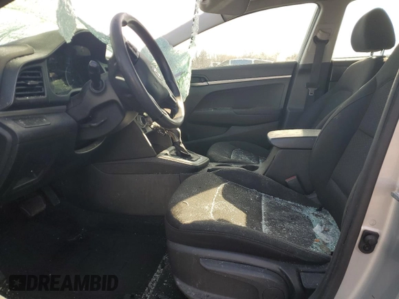 2019 Hyundai Elantra SE with VIN 5NPD74LF2KH433104, listed as a Copart auction lot 48614105 with 77,728 mi miles and Salvage Title. Bid and sale history available at DreamBid. Image 7.