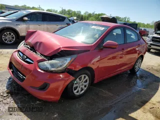 2012 Hyundai Accent GLS with VIN KMHCT4AE8CU200560, listed as a Copart auction lot 55960825 with 186,075 mi miles and Salvage title. Bid and sale history available at DreamBid. Image 1.