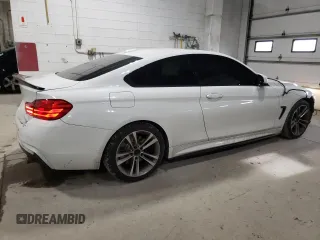 2015 BMW 4 Series 435i with VIN WBA3R1C53FK194890, listed as a Copart auction lot 87603825 with 126,991 mi miles and Salvage Title. Bid and sale history available at DreamBid. Image 3.