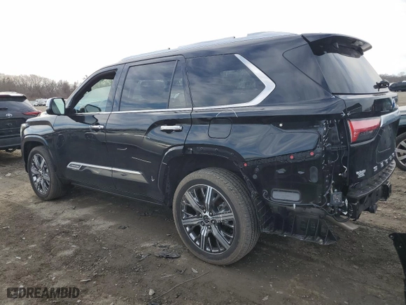 2023 Toyota Sequoia SR5 with VIN 7SVAAABA8PX018069, listed as a Copart auction lot 45392585 with 19,514 mi miles and Salvage Title. Bid and sale history available at carsss.com. Image 2.