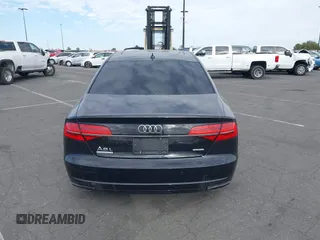 2017 Audi A8 L with VIN WAU44AFD5HN009133, listed as a IAAI auction lot 41352816 with 121,413 mi miles. Bid and sale history available at carsss.com. Image 16.