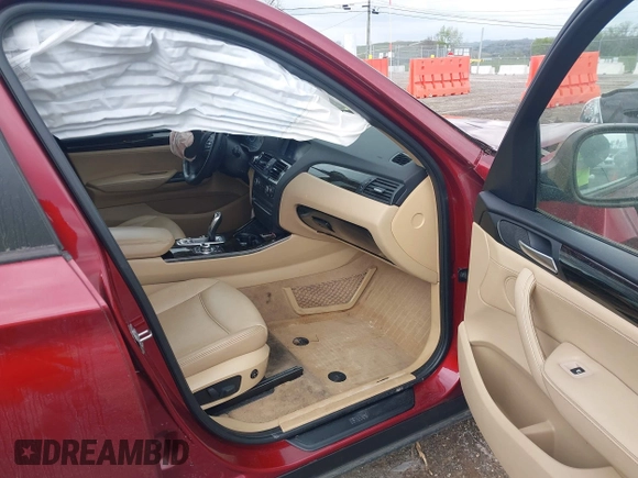 2014 BMW X3 xDrive28i with VIN 5UXWX9C53E0D23890, listed as a IAAI auction lot 42005823 with 129,564 mi miles and . Bid and sale history available at DreamBid. Image 5.