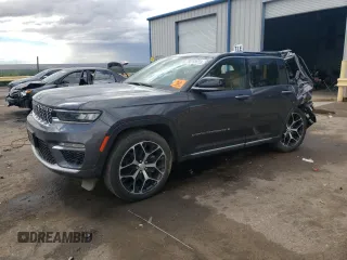 2024 Jeep Grand Cherokee Summit Reserve with VIN 1C4RJHEG9R8925979, listed as a Copart auction lot 58758915 with 18,260 mi miles and Salvage title. Bid and sale history available at DreamBid. Image 1.