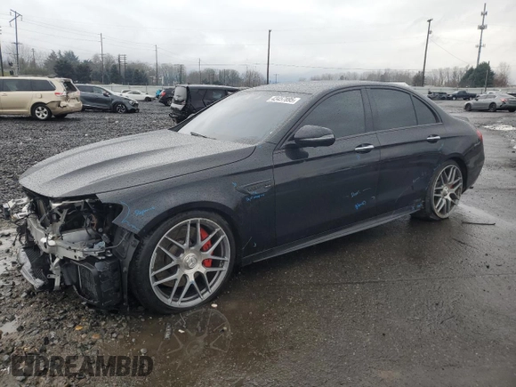 2019 Mercedes-Benz E 63 S AMG with VIN WDDZF8KB0KA557478, listed as a Copart auction lot 43457895 with 23,736 mi miles and Salvage Title. Bid and sale history available at DreamBid. Image 1.