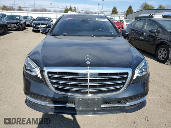 2019 Mercedes-Benz S 450 with VIN WDDUG6EB8KA440903, listed as a Copart auction lot 46684385 with 30,969 mi miles and Salvage title. Bid and sale history available at DreamBid. Image 5.