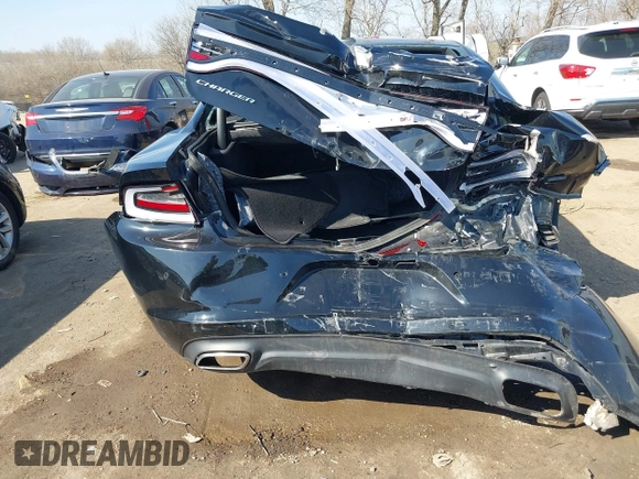 2019 Dodge Charger SXT with VIN 2C3CDXBG9KH580890, listed as a IAAI auction lot 41793008 with 52,497 mi miles. Bid and sale history available at carsss.com. Image 16.