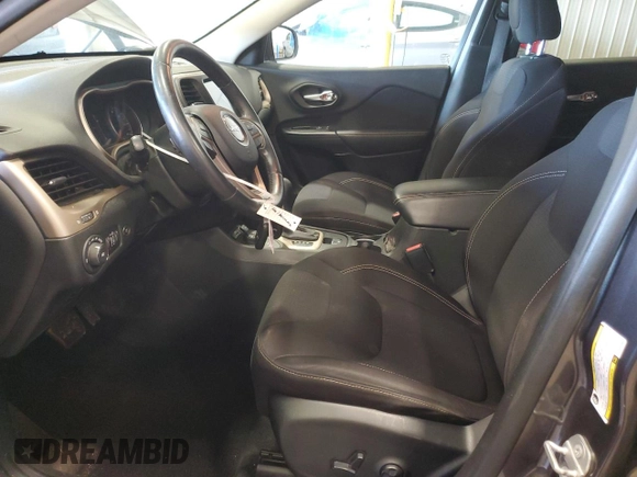 2015 Jeep Cherokee Latitude with VIN 1C4PJMCS0FW550661, listed as a Copart auction lot 56456315 with 62,205 mi miles and Salvage Title. Bid and sale history available at DreamBid. Image 7.