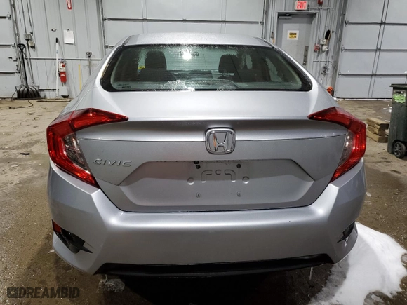 2017 Honda Civic Sedan LX with VIN 19XFC2F58HE056898, listed as a Copart auction lot 44217215 with 52,397 mi miles and Salvage Title. Bid and sale history available at carsss.com. Image 6.