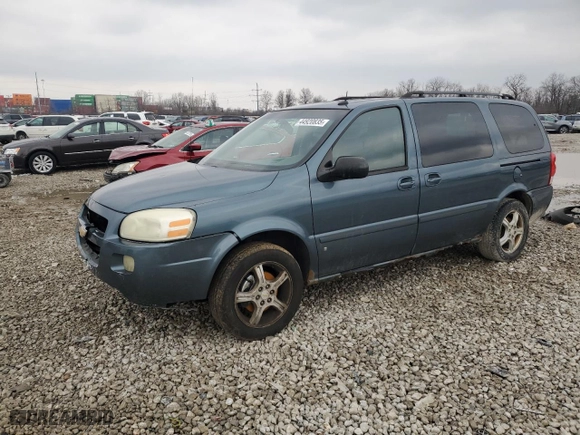 2006 Chevrolet Uplander LT w/1LT with VIN 1GNDV33L36D135654, listed as a Copart auction lot 44920835 with 279,020 mi miles and Salvage Title. Bid and sale history available at carsss.com. Image 1.