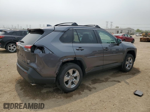 2024 Toyota RAV4 XLE with VIN 2T3P1RFV4RC471176, listed as a Copart auction lot 57896075 with 6,416 mi miles and Salvage title. Bid and sale history available at DreamBid. Image 3.