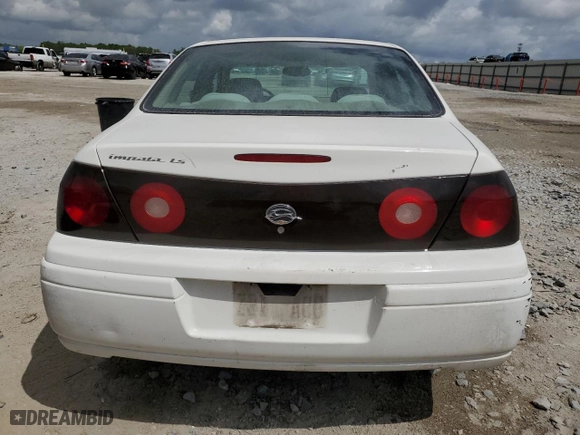 2005 Chevrolet Impala LS with VIN 2G1WH52KX59292891, listed as a Copart auction lot 52389625 with 212,633 mi miles and Salvage Title. Bid and sale history available at carsss.com. Image 6.