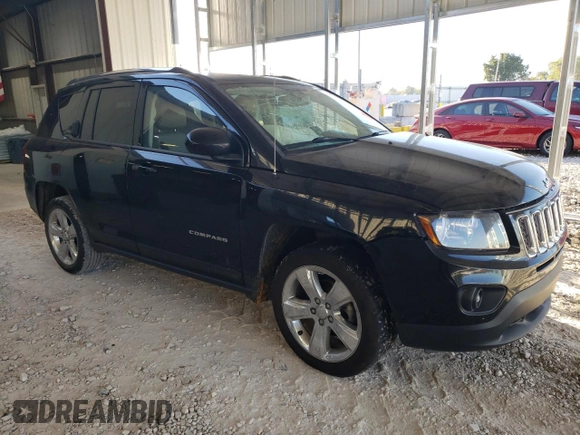 2015 Jeep Compass Latitude with VIN 1C4NJCEB3FD107415, listed as a Copart auction lot 74567454 with 140,342 mi miles and Salvage Title. Bid and sale history available at carsss.com. Image 4.