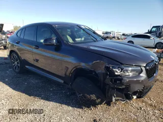 2023 BMW X4 M40i with VIN 5UX43DT01P9N51344, listed as a Copart auction lot 81478284 with 15,172 mi miles and Salvage Title. Bid and sale history available at carsss.com. Image 4.