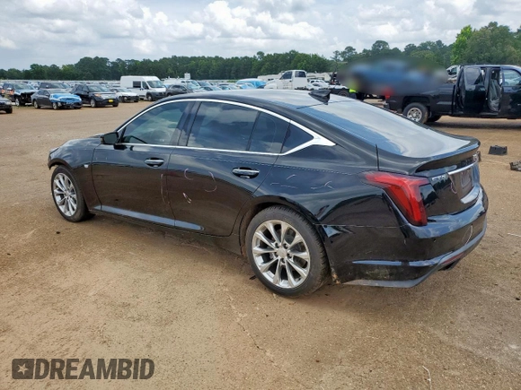 2020 Cadillac CT5 Premium Luxury with VIN 1G6DN5RK1L0126802, listed as a Copart auction lot 59813405 with 73,495 mi miles and Salvage title. Bid and sale history available at DreamBid. Image 2.