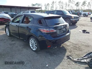 2011 Lexus CT 200h with VIN JTHKD5BH7B2040000, listed as a IAAI auction lot 41808004 with 130,006 mi miles and . Bid and sale history available at carsss.com. Image 3.