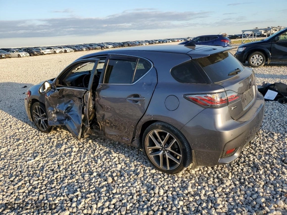 2017 Lexus CT with VIN JTHKD5BH2H2302840, listed as a Copart auction lot 71000094 with 64,717 mi miles and Salvage Title. Bid and sale history available at carsss.com. Image 2.