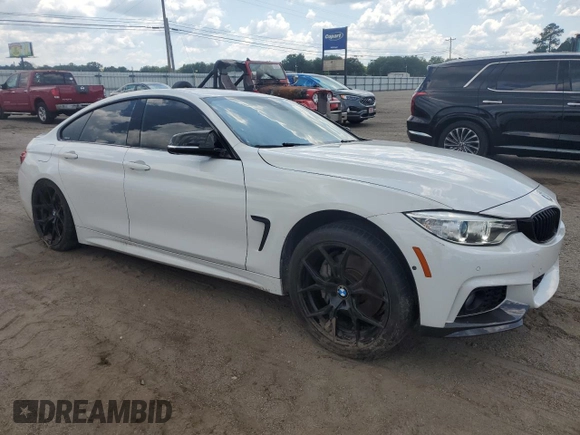 2017 BMW 4 Series 430i with VIN WBA4F7C56HG787195, listed as a Copart auction lot 62080725 with 72,713 mi miles and Non repairable. Bid and sale history available at DreamBid. Image 4.