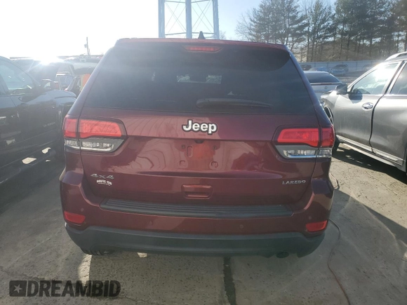 2020 Jeep Grand Cherokee Laredo E with VIN 1C4RJFAG2LC375412, listed as a Copart auction lot 48704495 with Not provided miles and Salvage title. Bid and sale history available at DreamBid. Image 6.