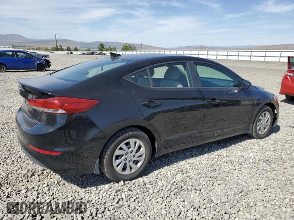 2017 Hyundai Elantra SE with VIN KMHD74LF0HU422144, listed as a Copart auction lot 58440525 with 71,691 mi miles and Salvage title. Bid and sale history available at DreamBid. Image 3.