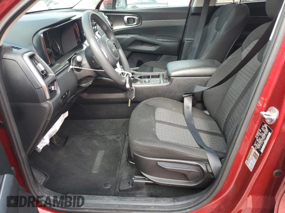 2022 Kia Sorento LX with VIN 5XYRG4LC0NG119295, listed as a Copart auction lot 56103805 with 57,313 mi miles and Salvage title. Bid and sale history available at DreamBid. Image 7.