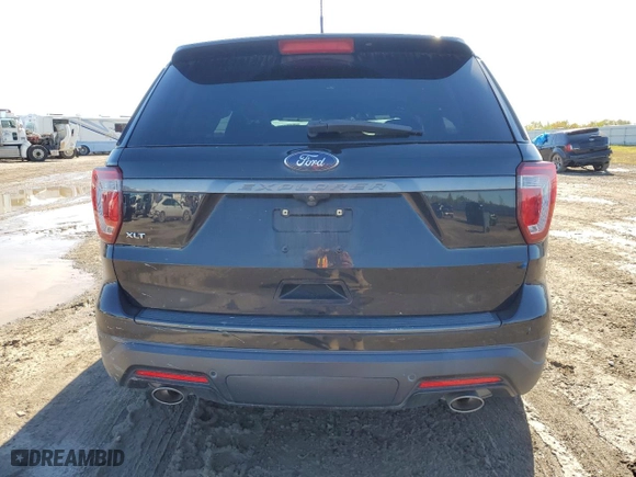 2019 Ford Explorer XLT with VIN 1FM5K7D87KGA07493, listed as a Copart auction lot 84317014 with 93,304 mi miles and Salvage Title. Bid and sale history available at carsss.com. Image 6.