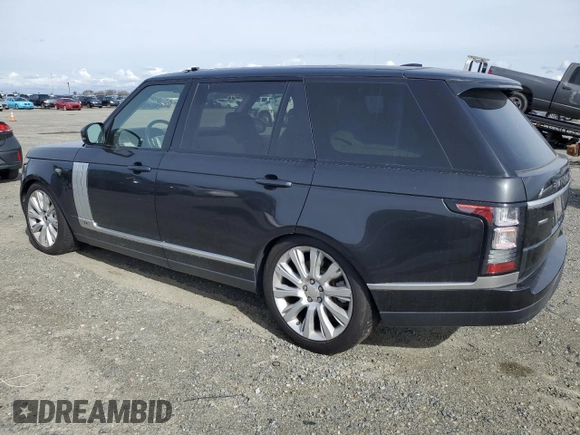 2014 Land Rover Range Rover Supercharged with VIN SALGS3TF3EA167523, listed as a Copart auction lot 45577295 with 142,288 mi miles and Clean title. Bid and sale history available at DreamBid. Image 2.