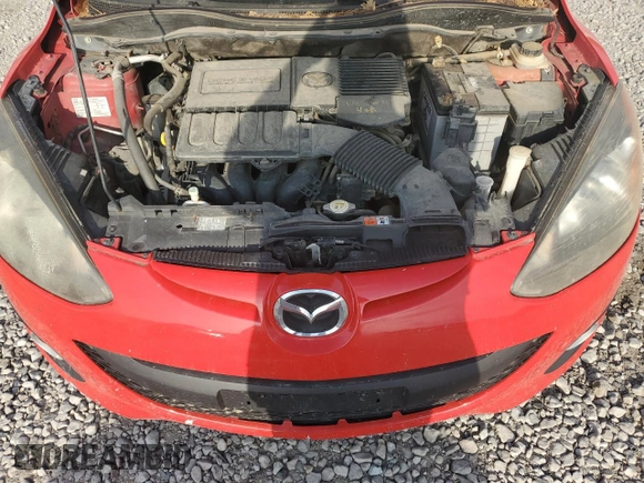 2012 Mazda 2 Touring with VIN JM1DE1LY7C0131375, listed as a Copart auction lot 53147955 with 216,971 mi miles and Salvage Title. Bid and sale history available at carsss.com. Image 12.