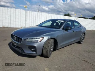 2019 Volvo S60 R-Design with VIN 7JR102FM6KG015446, listed as a Copart auction lot 58981335 with 95,764 mi miles and Salvage title. Bid and sale history available at DreamBid. Image 1.