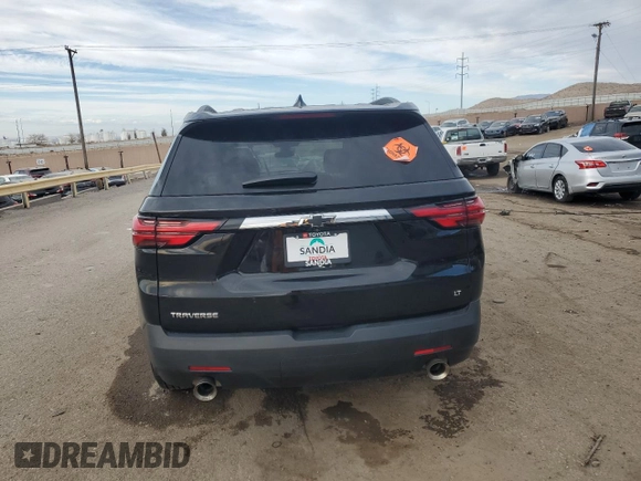 2023 Chevrolet Traverse LT Cloth with VIN 1GNERGKW7PJ222553, listed as a Copart auction lot 49293065 with 53,986 mi miles and Salvage Title. Bid and sale history available at carsss.com. Image 6.