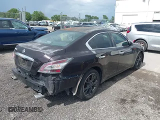 2012 Nissan Maxima SV with VIN 1N4AA5AP7CC814410, listed as a IAAI auction lot 42636484 with 144,363 mi miles and . Bid and sale history available at DreamBid. Image 4.