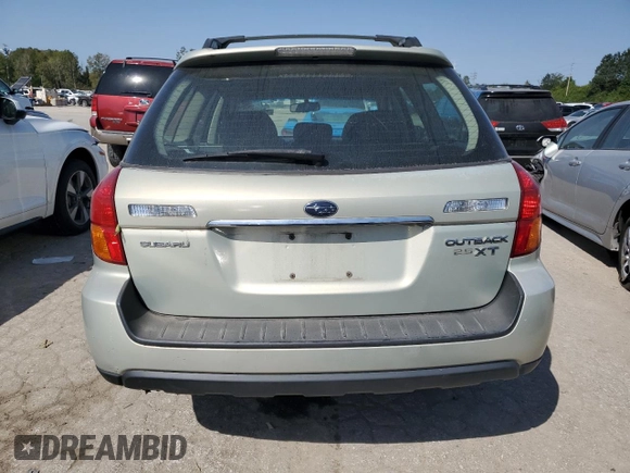 2005 Subaru Legacy Outback XT with VIN 4S4BP68C654326399, listed as a Copart auction lot 73983284 with Not provided miles and Salvage title. Bid and sale history available at DreamBid. Image 6.