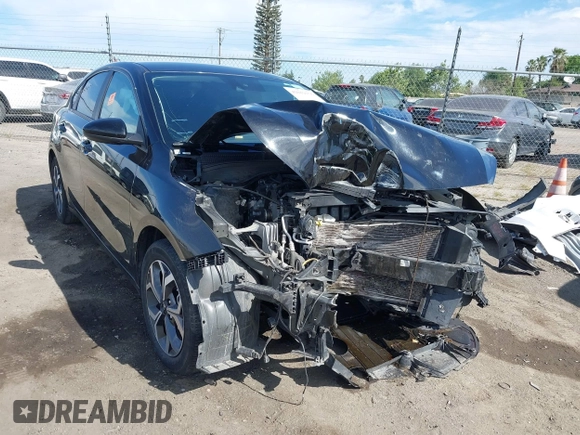 2021 Kia Forte LXS with VIN 3KPF24AD7ME363096, listed as a IAAI auction lot 42019176 with Not Provided miles and . Bid and sale history available at carsss.com. Image 1.