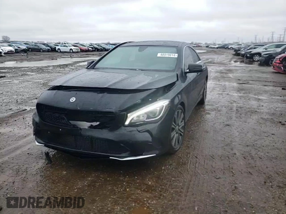 2018 Mercedes-Benz CLA 250 with VIN WDDSJ4GB6JN656413, listed as a Copart auction lot 48919014 with 51,192 mi miles and . Bid and sale history available at DreamBid. Image 10.