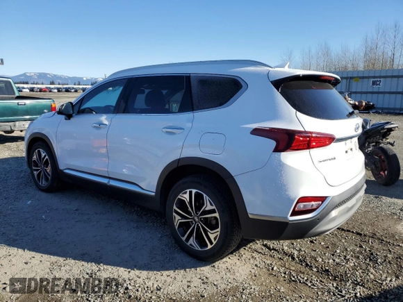 2019 Hyundai Santa Fe Ultimate with VIN 5NMS5CAA2KH030915, listed as a Copart auction lot 44749295 with 45,285 mi miles and Salvage Title. Bid and sale history available at carsss.com. Image 2.