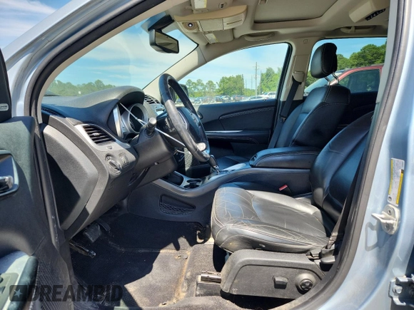 2013 Dodge Journey Crew with VIN 3C4PDCDG5DT599840, listed as a Copart auction lot 62542795 with 102,235 mi miles and Salvage title. Bid and sale history available at DreamBid. Image 7.