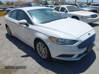 2017 Ford Fusion Hybrid SE with VIN 3FA6P0LU3HR326980, listed as a IAAI auction lot 42692591 with 141,122 mi miles and . Bid and sale history available at DreamBid. Image 1.