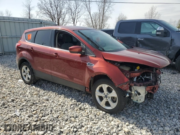 2016 Ford Escape SE with VIN 1FMCU9GX3GUB22858, listed as a Copart auction lot 49776535 with Not Provided miles and Clean Title. Bid and sale history available at DreamBid. Image 4.