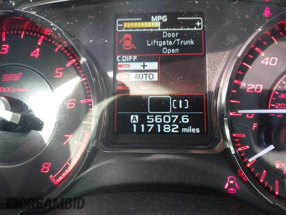 2016 Subaru WRX STI Limited with VIN JF1VA2Z66G9823114, listed as a IAAI auction lot 41531168 with 117,182 mi miles and . Bid and sale history available at DreamBid. Image 16.