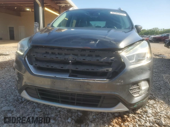 2017 Ford Escape Titanium with VIN 1FMCU0J92HUA37355, listed as a Copart auction lot 52365875 with 82,651 mi miles and Salvage Title. Bid and sale history available at carsss.com. Image 5.