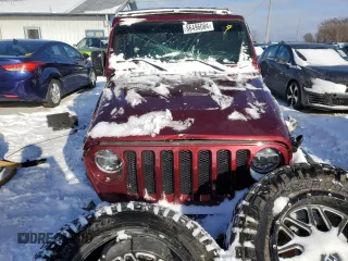 2021 Jeep Wrangler Unlimited Sport Altitude with VIN 1C4HJXDG2MW544163, listed as a Copart auction lot 86496084 with 49,737 mi miles and Salvage Title. Bid and sale history available at carsss.com. Image 5.