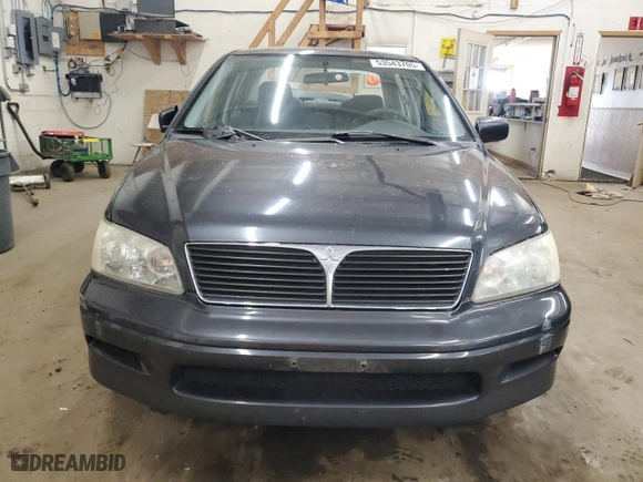 2003 Mitsubishi Lancer LS with VIN JA3AJ36E53U090103, listed as a Copart auction lot 53543705 with 167,724 mi miles and Salvage Title. Bid and sale history available at carsss.com. Image 5.