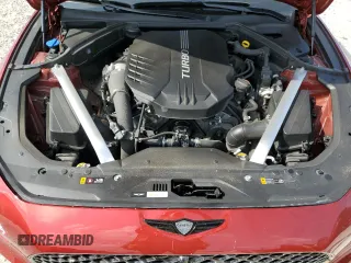 2023 Genesis G70 3.3T with VIN KMTG54TE1PU128010, listed as a Copart auction lot 67628944 with 11,307 mi miles and Salvage Title. Bid and sale history available at carsss.com. Image 11.