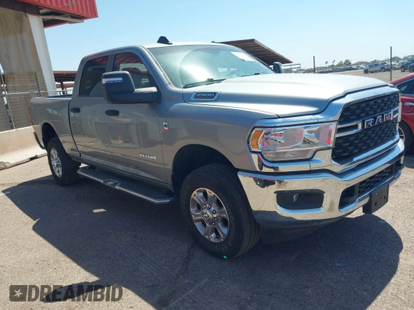 2024 Ram 2500 Big Horn with VIN 3C6UR5DL5RG100751, listed as a IAAI auction lot 42581273 with 15,353 mi miles and . Bid and sale history available at DreamBid. Image 1.