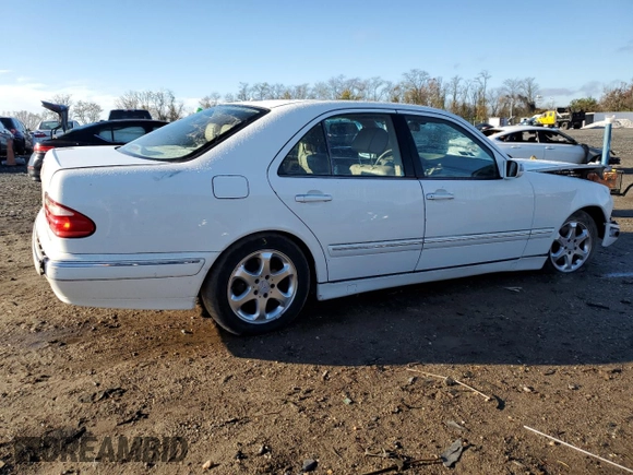 2002 Mercedes-Benz E-Class with VIN WDBJF65J62B423016, listed as a Copart auction lot 79806394 with 154,537 mi miles and Salvage Title. Bid and sale history available at carsss.com. Image 3.