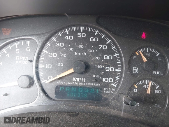 2002 Chevrolet Tahoe LS with VIN 1GNEC13Z72R279613, listed as a IAAI auction lot 42267778 with 300,378 mi miles and . Bid and sale history available at DreamBid. Image 14.