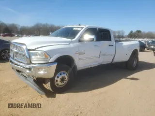 2015 Ram 3500 Laramie with VIN 3C63RRJL0FG625560, listed as a Copart auction lot 43155315 with 176,003 mi miles and Salvage Title. Bid and sale history available at carsss.com. Image 1.