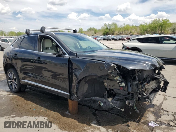 2023 Jaguar F-Pace S with VIN SADCJ2EX6PA705096, listed as a Copart auction lot 56425555 with 44,105 mi miles and Salvage title. Bid and sale history available at DreamBid. Image 4.